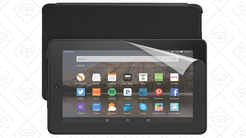 16GB Fire Tablet Essentials Bundle, $60 with code FIREBUNDLE